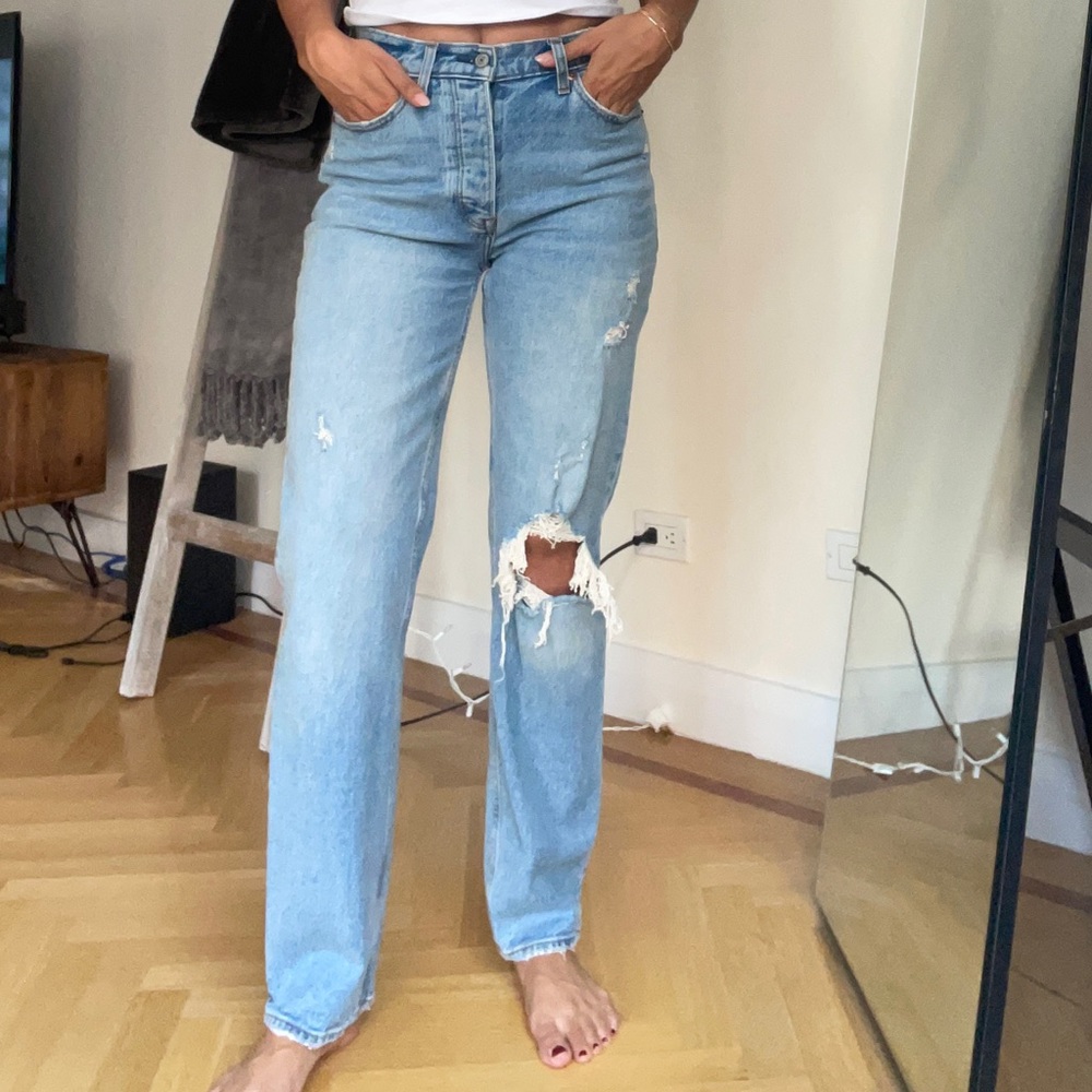 Abercrombie High Rise Dad Jeans - Picture 7 of 9